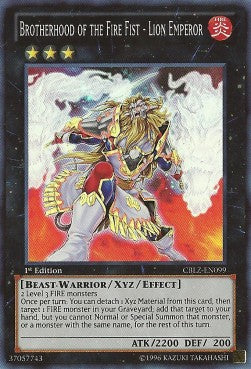 Brotherhood of the Fire Fist - Lion Emperor - Cosmo Blazer (Super Rare) [CBLZ-099]