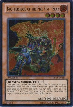 Brotherhood of the Fire Fist - Bear (V.2 - Ultimate Rare)⁣ - Cosmo Blazer⁣ (Ultimate Rare)⁣ [024]