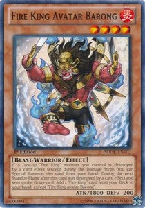 Fire King Avatar Barong⁣ - Structure Deck: Onslaught of the Fire Kings⁣ (Common)⁣ [002]