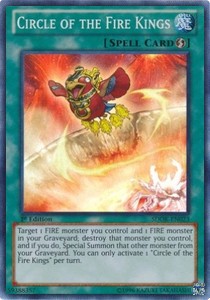 Circle of the Fire Kings⁣ - Structure Deck: Onslaught of the Fire Kings⁣ (Super Rare)⁣ [023]