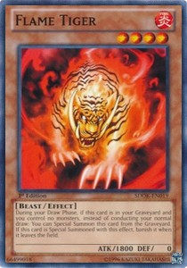 Flame Tiger⁣ - Structure Deck: Onslaught of the Fire Kings⁣ (Common)⁣ [019]