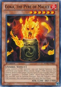 Goka, the Pyre of Malice⁣ - Structure Deck: Onslaught of the Fire Kings⁣ (Common)⁣ [006]