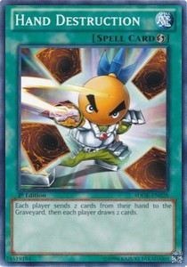 Hand Destruction⁣ - Structure Deck: Onslaught of the Fire Kings⁣ (Common)⁣ [028]