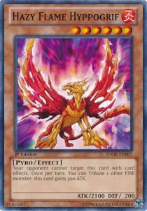 Hazy Flame Hyppogrif⁣ - Structure Deck: Onslaught of the Fire Kings⁣ (Common)⁣ [007]