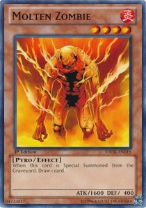 Molten Zombie⁣ - Structure Deck: Onslaught of the Fire Kings⁣ (Common)⁣ [015]