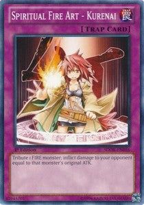 Spiritual Fire Art - Kurenai - Structure Deck: Onslaught of the Fire Kings (Common) [SDOK-036]
