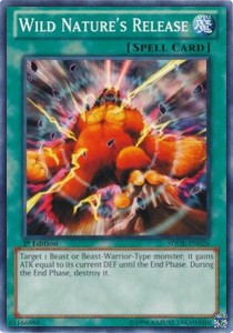 Wild Nature's Release⁣ - Structure Deck: Onslaught of the Fire Kings⁣ (Common)⁣ [026]