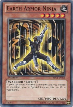 Earth Armor Ninja (V.1 - Common)⁣ - Star Pack 2013⁣ (Common)⁣ [018]