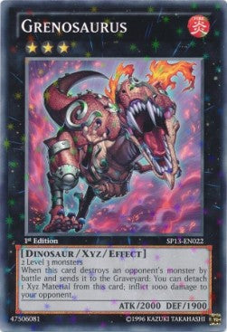 Grenosaurus (V.2 - Starfoil Rare) - Star Pack 2013 (Starfoil Rare) [SP13-022]