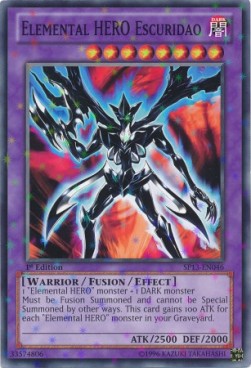 Elemental HERO Escuridao (V.2 - Starfoil Rare) - Star Pack 2013 (Starfoil Rare) [SP13-046]