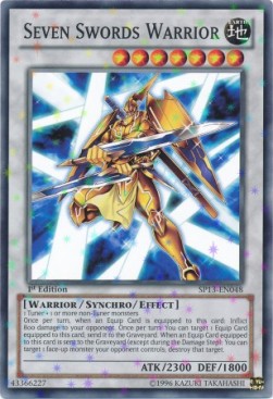 Seven Swords Warrior (V.2 - Starfoil Rare)⁣ - Star Pack 2013⁣ (Starfoil Rare)⁣ [048]