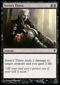 Sorin's Thirst⁣ - Duel Decks: Sorin vs. Tibalt⁣ (Common)⁣ [21]