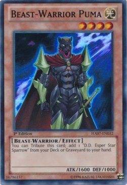 Beast-Warrior Puma⁣ - Hidden Arsenal 7⁣ (Super Rare)⁣ [032]