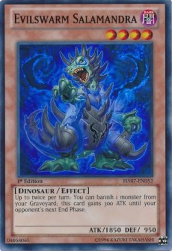 Evilswarm Salamandra⁣ - Hidden Arsenal 7⁣ (Super Rare)⁣ [052]
