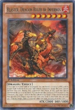 Blaster, Dragon Ruler of Infernos⁣ - Lord of the Tachyon Galaxy⁣ (Rare)⁣ [040]