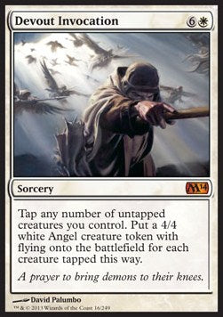 Devout Invocation⁣ - Magic 2014⁣ (Mythic)⁣ [16]