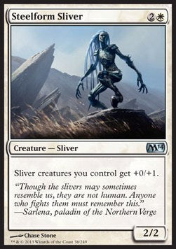 Steelform Sliver⁣ - Magic 2014⁣ (Uncommon)⁣ [38]