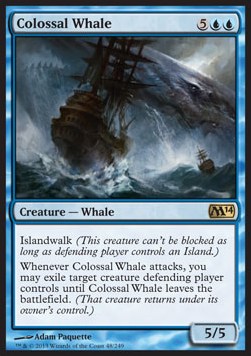 Colossal Whale⁣ - Magic 2014⁣ (Rare)⁣ [48]