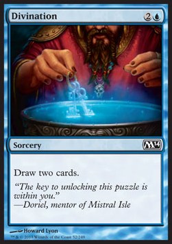 Divination⁣ - Magic 2014⁣ (Common)⁣ [52]