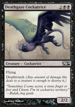 Deathgaze Cockatrice⁣ - Magic 2014⁣ (Common)⁣ [94]