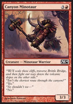 Canyon Minotaur⁣ - Magic 2014⁣ (Common)⁣ [131]