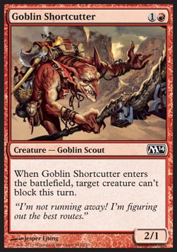 Goblin Shortcutter⁣ - Magic 2014⁣ (Common)⁣ [142]