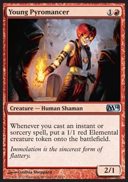 Young Pyromancer⁣ - Magic 2014⁣ (Uncommon)⁣ [163]