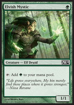 Elvish Mystic⁣ - Magic 2014⁣ (Common)⁣ [169]