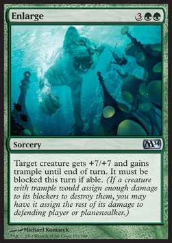 Enlarge⁣ - Magic 2014⁣ (Uncommon)⁣ [170]