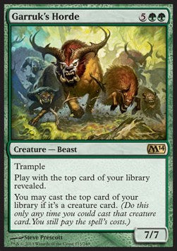Garruk's Horde⁣ - Magic 2014⁣ (Rare)⁣ [173]