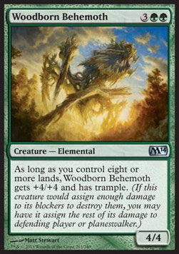 Woodborn Behemoth⁣ - Magic 2014⁣ (Uncommon)⁣ [203]