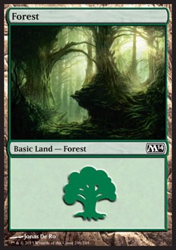 Forest (V.3)⁣ - Magic 2014⁣ (Land)⁣ [248]