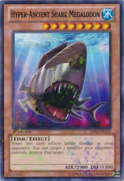Hyper-Ancient Shark Megalodon (V.1 - Mosaic Rare) - Battle Pack 2: War of the Giants (Mosaic Rare) [BP02-121]