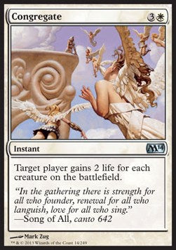 Congregate⁣ - Magic 2014⁣ (Uncommon)⁣ [14]