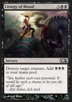 Liturgy of Blood⁣ - Magic 2014⁣ (Common)⁣ [104]