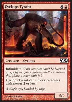 Cyclops Tyrant⁣ - Magic 2014⁣ (Common)⁣ [135]
