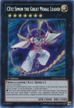 CXyz Simon the Great Moral Leader⁣ - Number Hunters⁣ (Secret Rare)⁣ [040]