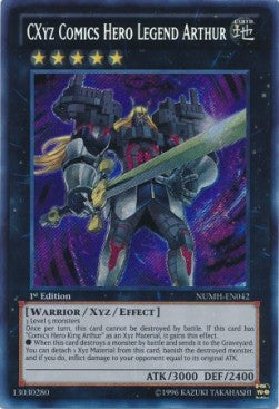 CXyz Comics Hero Legend Arthur⁣ - Number Hunters⁣ (Secret Rare)⁣ [042]