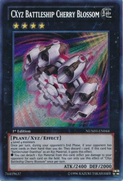 CXyz Battleship Cherry Blossom⁣ - Number Hunters⁣ (Secret Rare)⁣ [044]