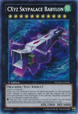 CXyz Skypalace Babylon - Number Hunters (Secret Rare) [NUMH-046]