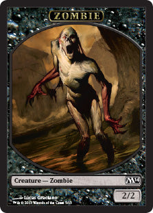 Zombie Token (Black 2/2)⁣ - Magic 2014⁣ (Token)⁣ [T5]