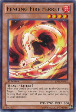 Fencing Fire Ferret⁣ - Judgment of the Light⁣ (Common)⁣ [097]