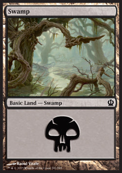 Swamp (V.4)⁣ - Theros⁣ (Land)⁣ [241]