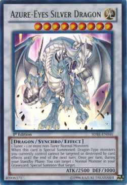 Azure-Eyes Silver Dragon (V.1 - Ultra Rare)⁣ - Structure Deck: Saga of Blue-Eyes White Dragon⁣ (Ultra Rare)⁣ [040]