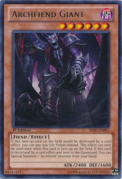 Archfiend Giant⁣ - Shadow Specters⁣ (Rare)⁣ [083]