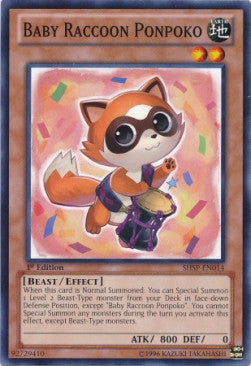 Baby Raccoon Ponpoko⁣ - Shadow Specters⁣ (Common)⁣ [014]