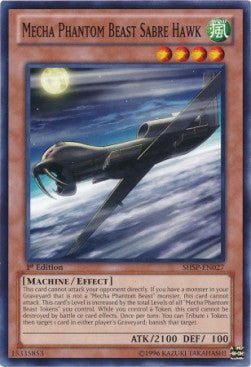 Mecha Phantom Beast Sabre Hawk⁣ - Shadow Specters⁣ (Common)⁣ [027]