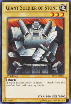 Giant Soldier of Stone⁣ - Starter Deck: Yugi Reloaded⁣ (Common)⁣ [003]