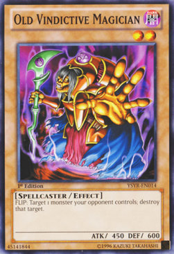 Old Vindictive Magician⁣ - Starter Deck: Yugi Reloaded⁣ (Common)⁣ [014]
