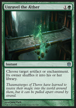 Unravel the Aether⁣ - Born of the Gods⁣ (Uncommon)⁣ [143]